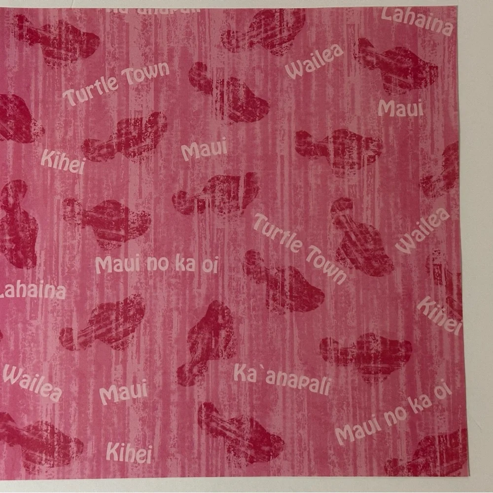 17 Hawaiian Motif 12 x 12 Scrapbook Sheets